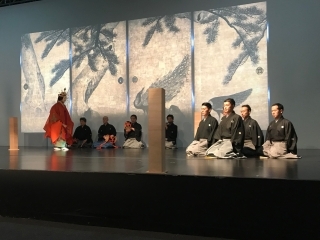 宝生流(能楽)公演の様子